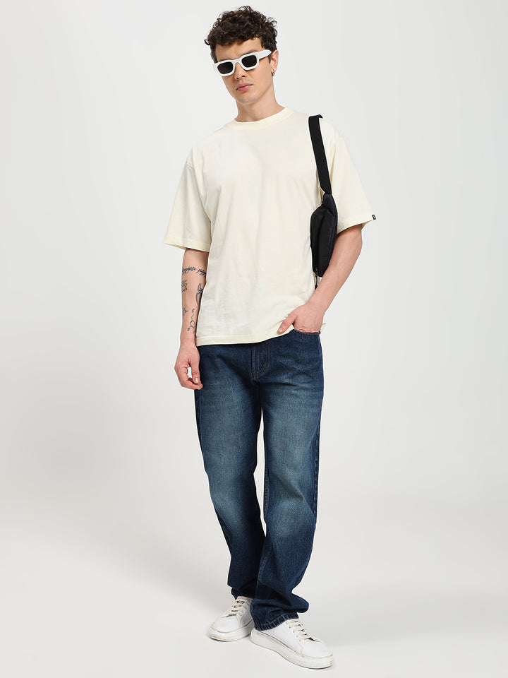 Men's Regular Fit Blue Jeans