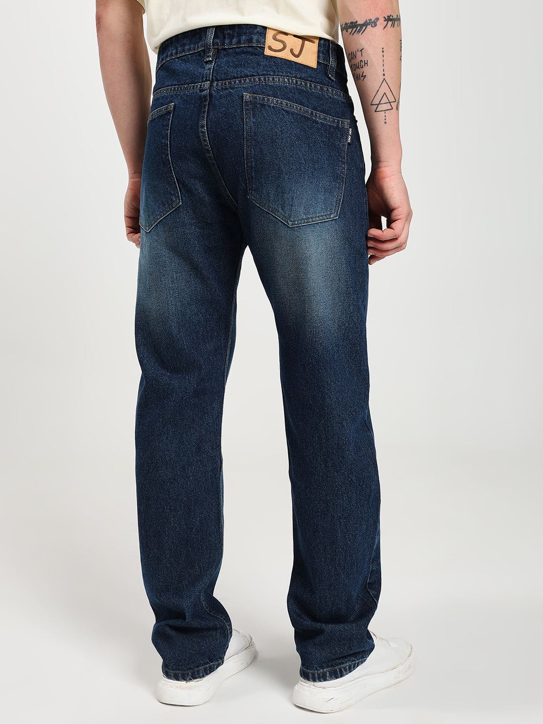 Men's Regular Fit Blue Jeans