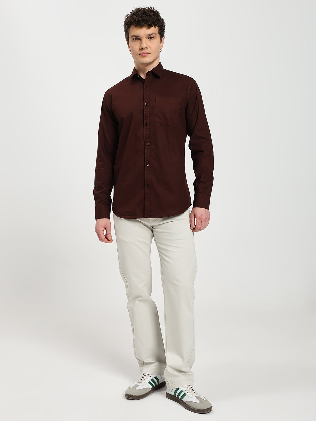 Men’s Premium Oxford Maroon Shirt