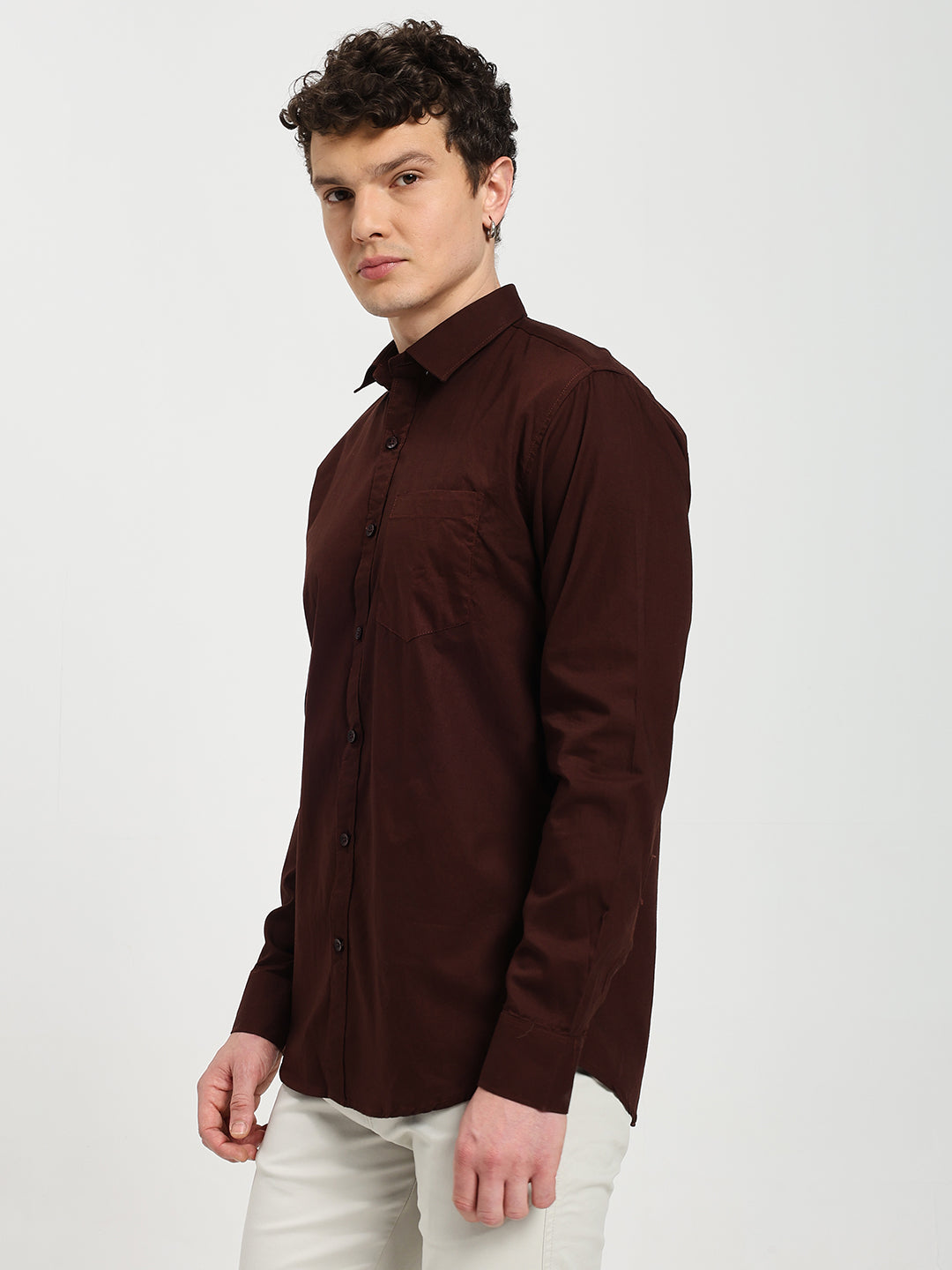 Men’s Premium Oxford Maroon Shirt