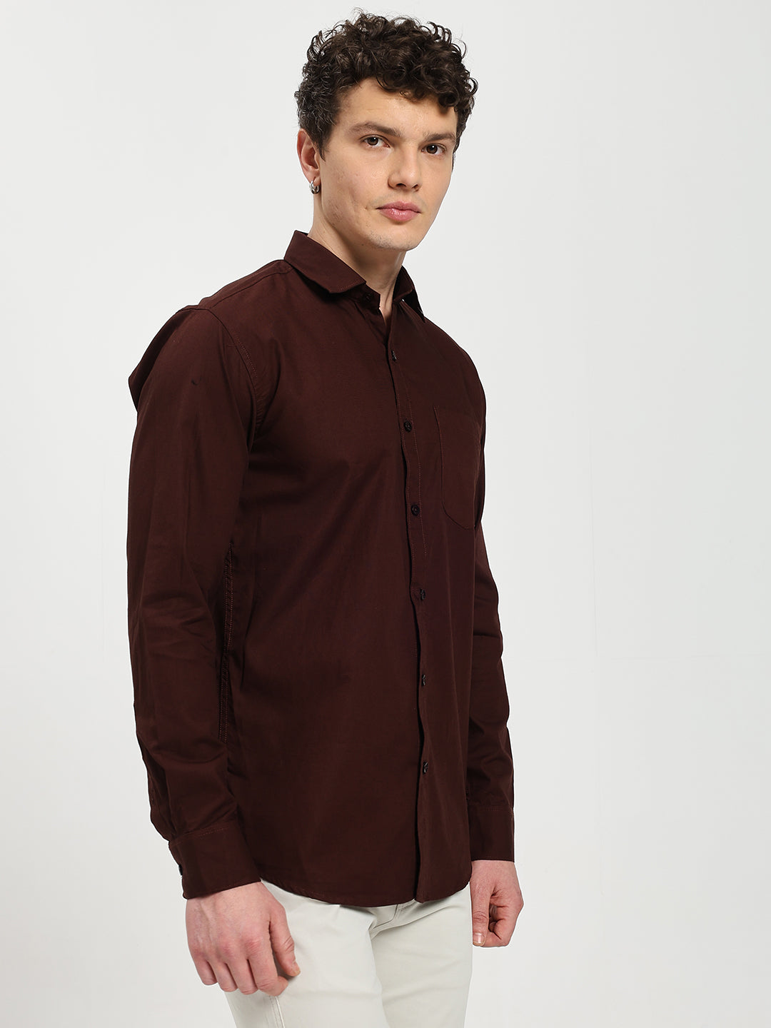 Men’s Premium Oxford Maroon Shirt