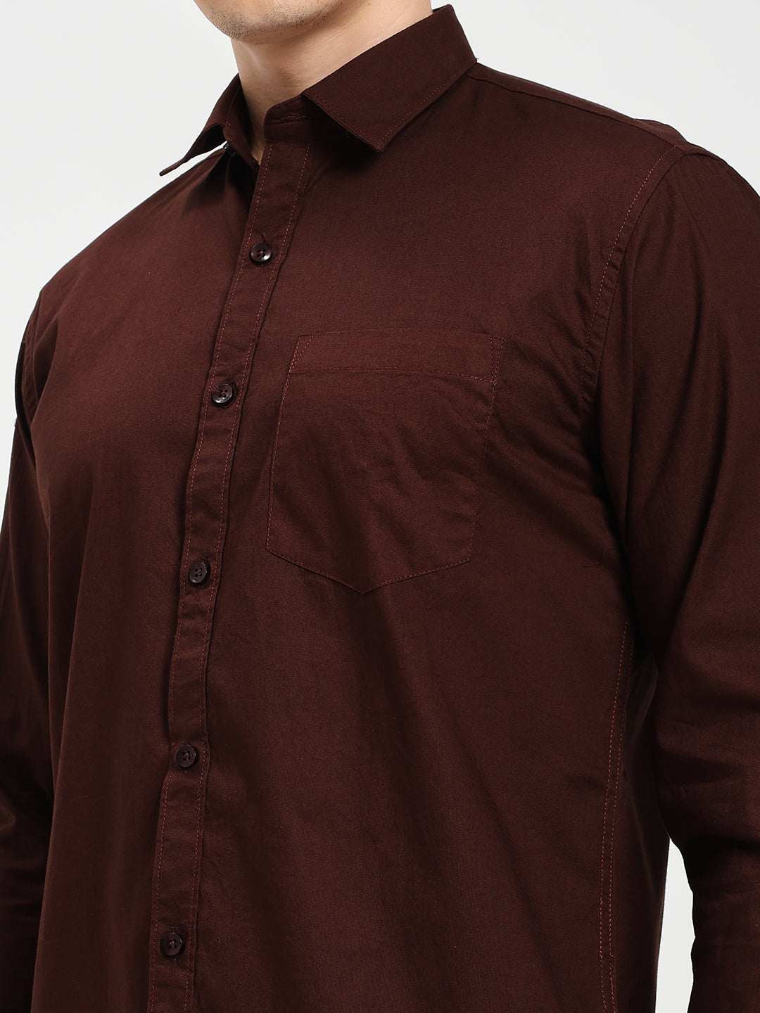 Men’s Premium Oxford Maroon Shirt