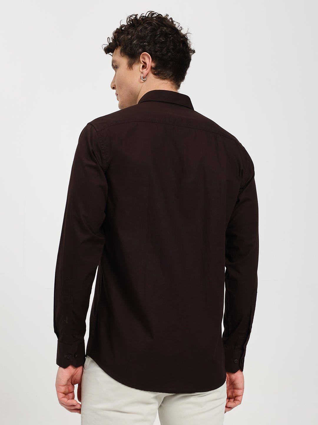 Men’s Premium Oxford Dark Brown Shirt