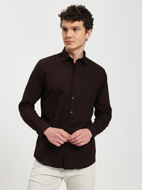 Men’s Premium Oxford Dark Brown Shirt