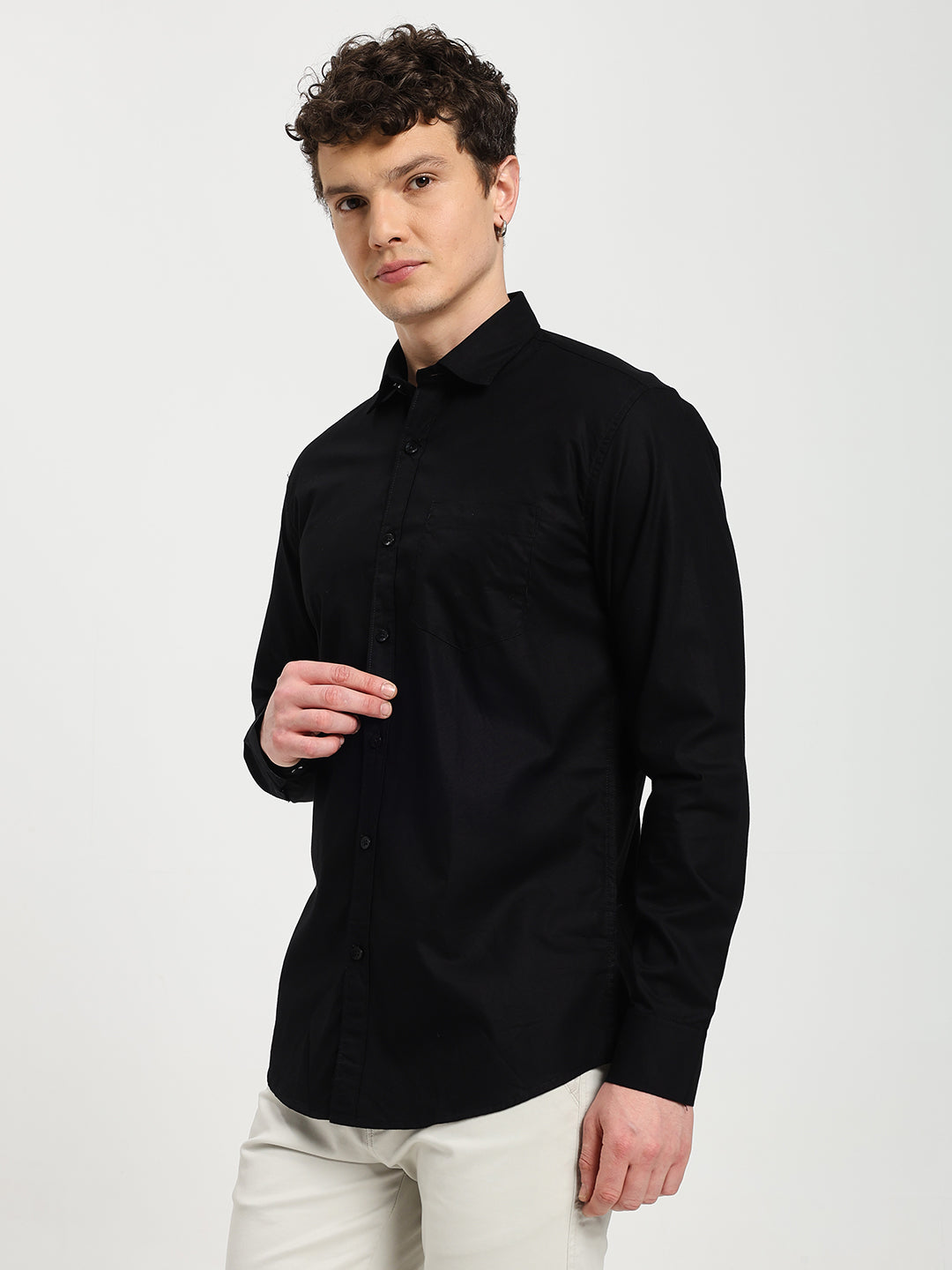 Men’s Premium Oxford Black Shirt