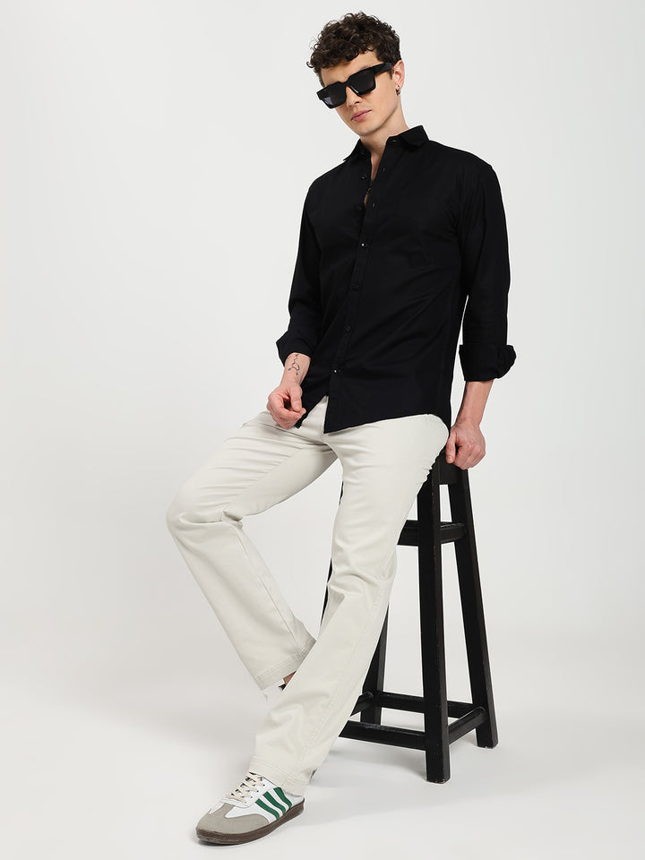 Men’s Premium Oxford Black Shirt