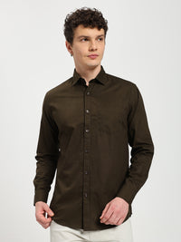 Men’s Premium Oxford Olive Green Shirt