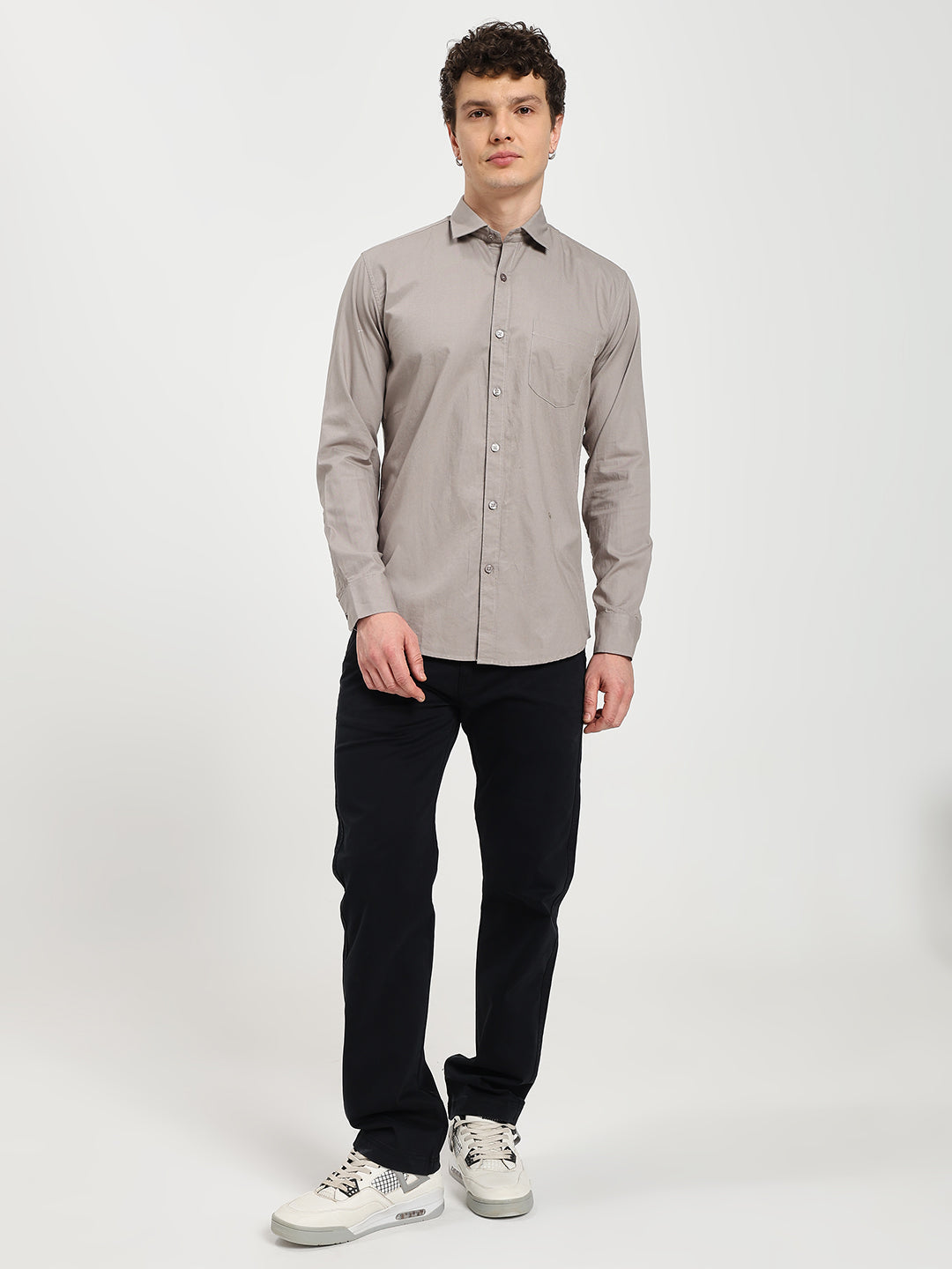 Men’s Premium Oxford Grey Shirt