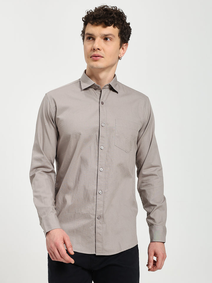Men’s Premium Oxford Grey Shirt