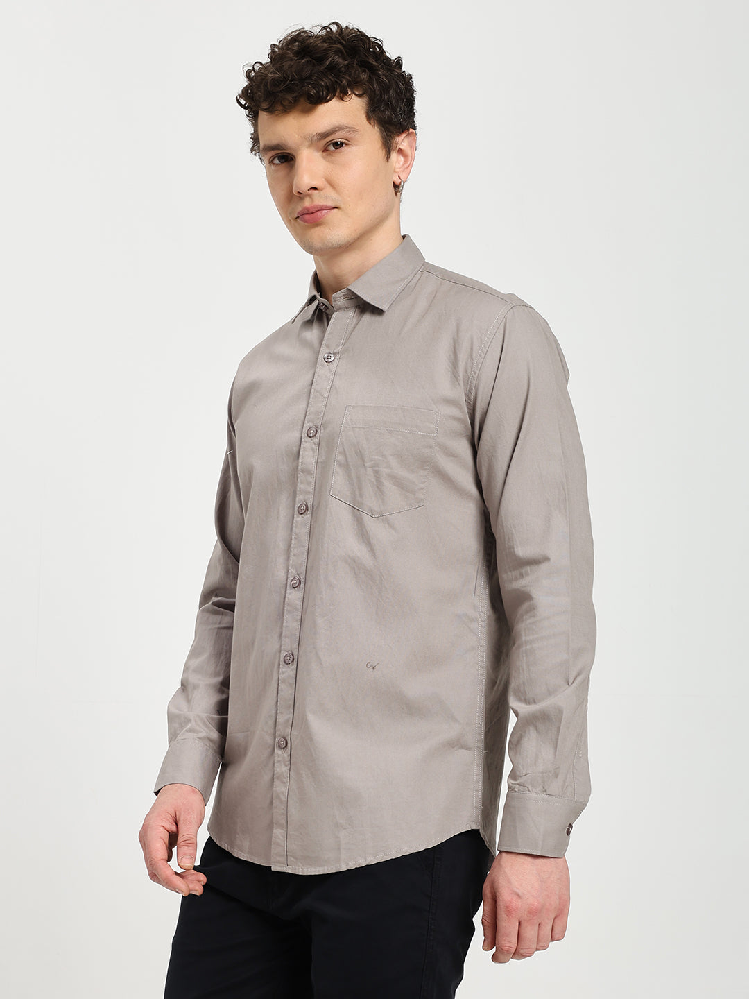 Men’s Premium Oxford Grey Shirt