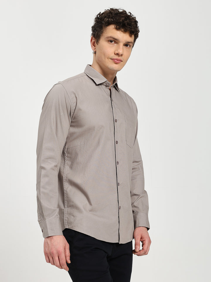Men’s Premium Oxford Grey Shirt