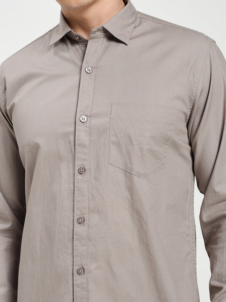 Men’s Premium Oxford Grey Shirt