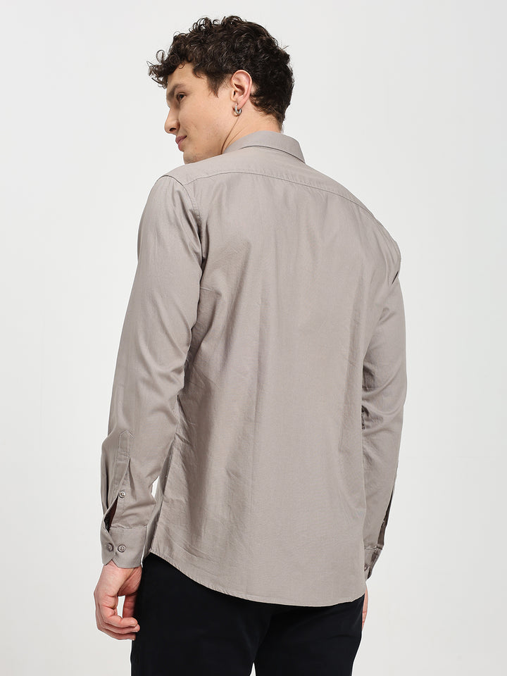 Men’s Premium Oxford Grey Shirt