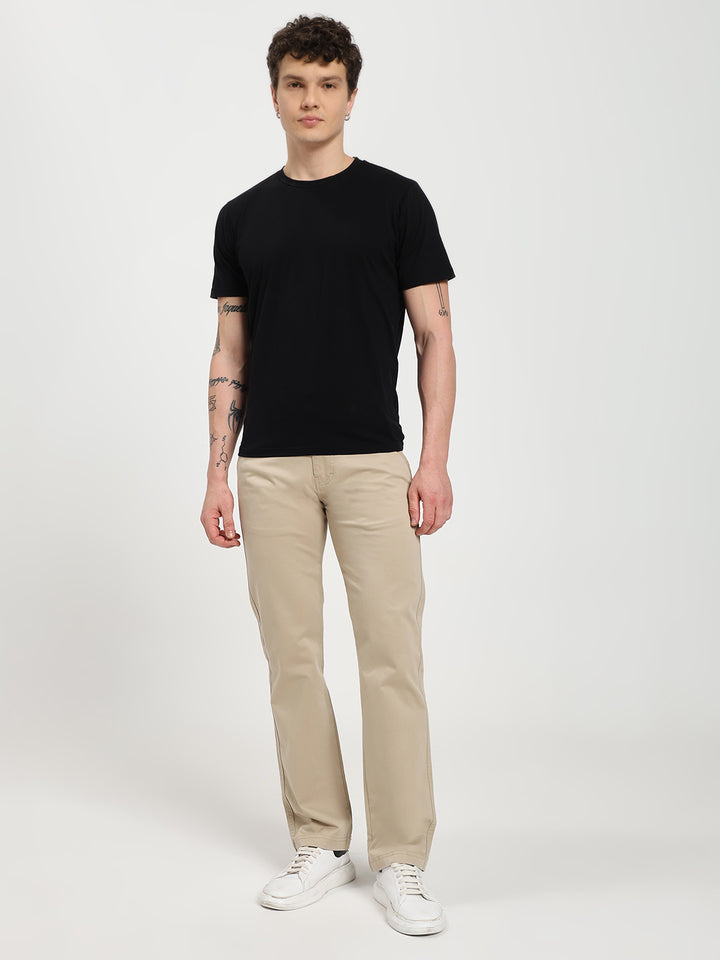 Sand Comfort-Fit Heavy Chinos for Men