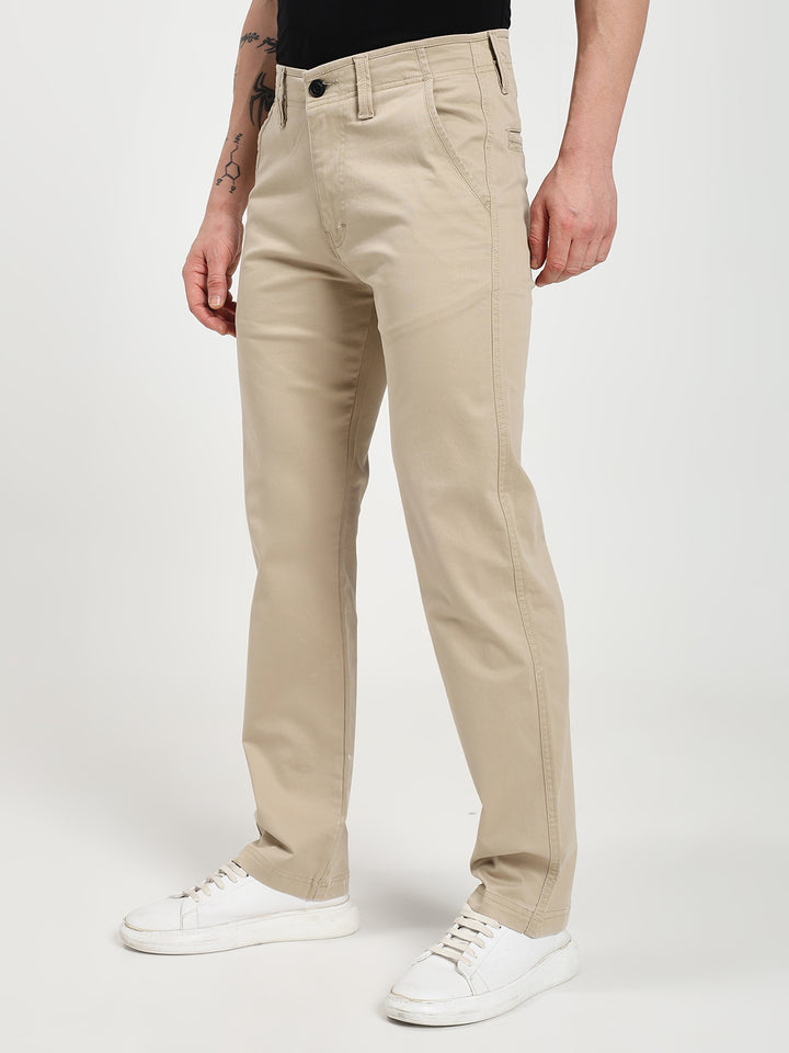 Sand Comfort-Fit Heavy Chinos for Men