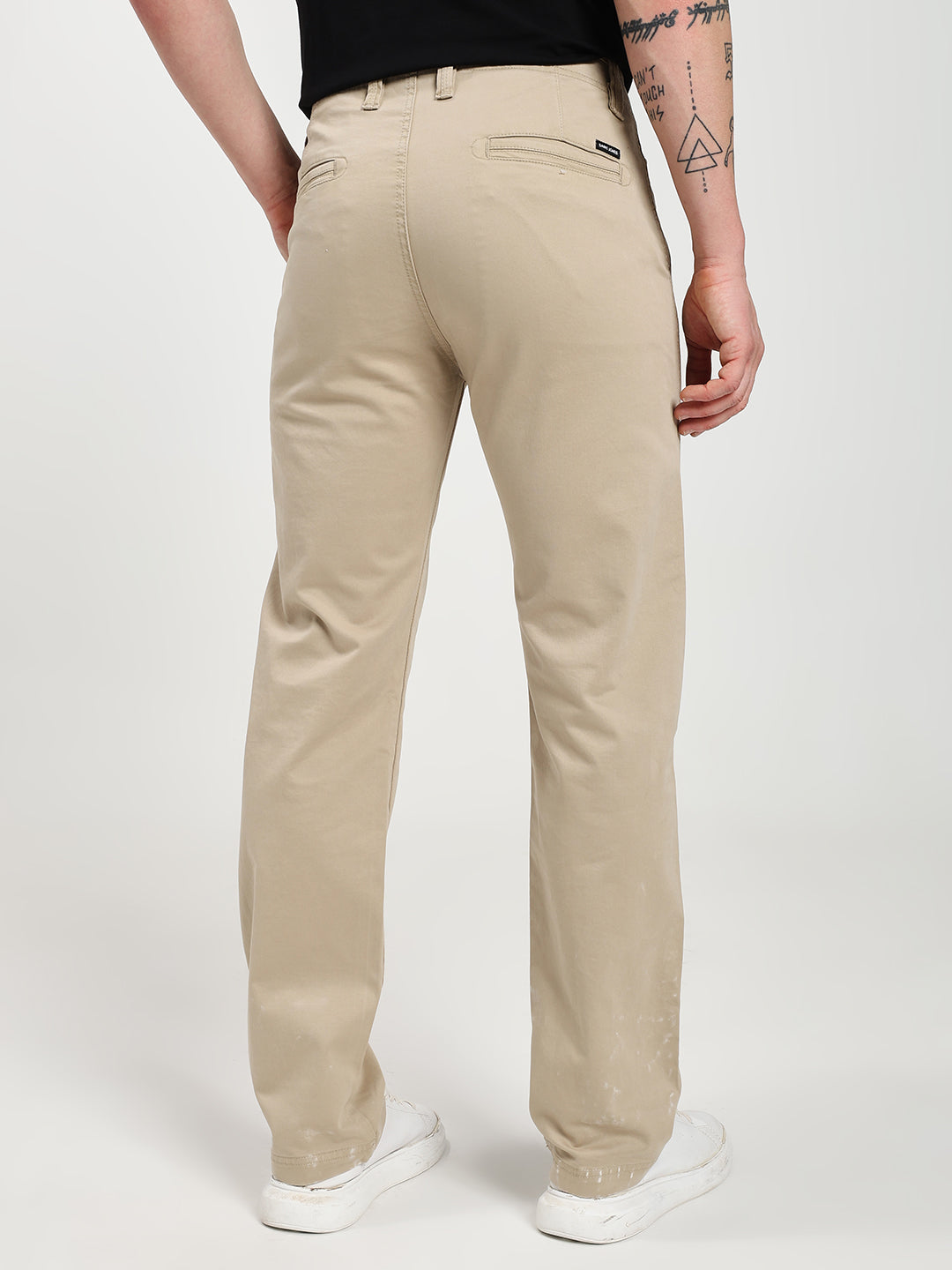 Sand Comfort-Fit Heavy Chinos for Men