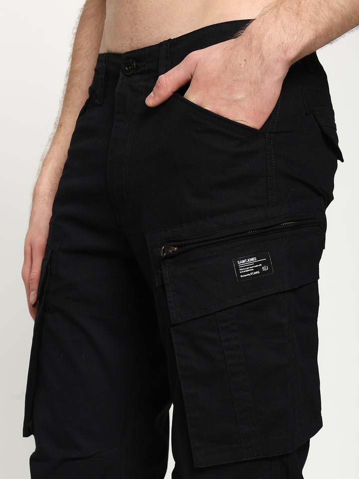 Men's Black Utility Tall Cargo