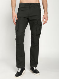 Men’s Tall Length Cargo Pants Dark Green