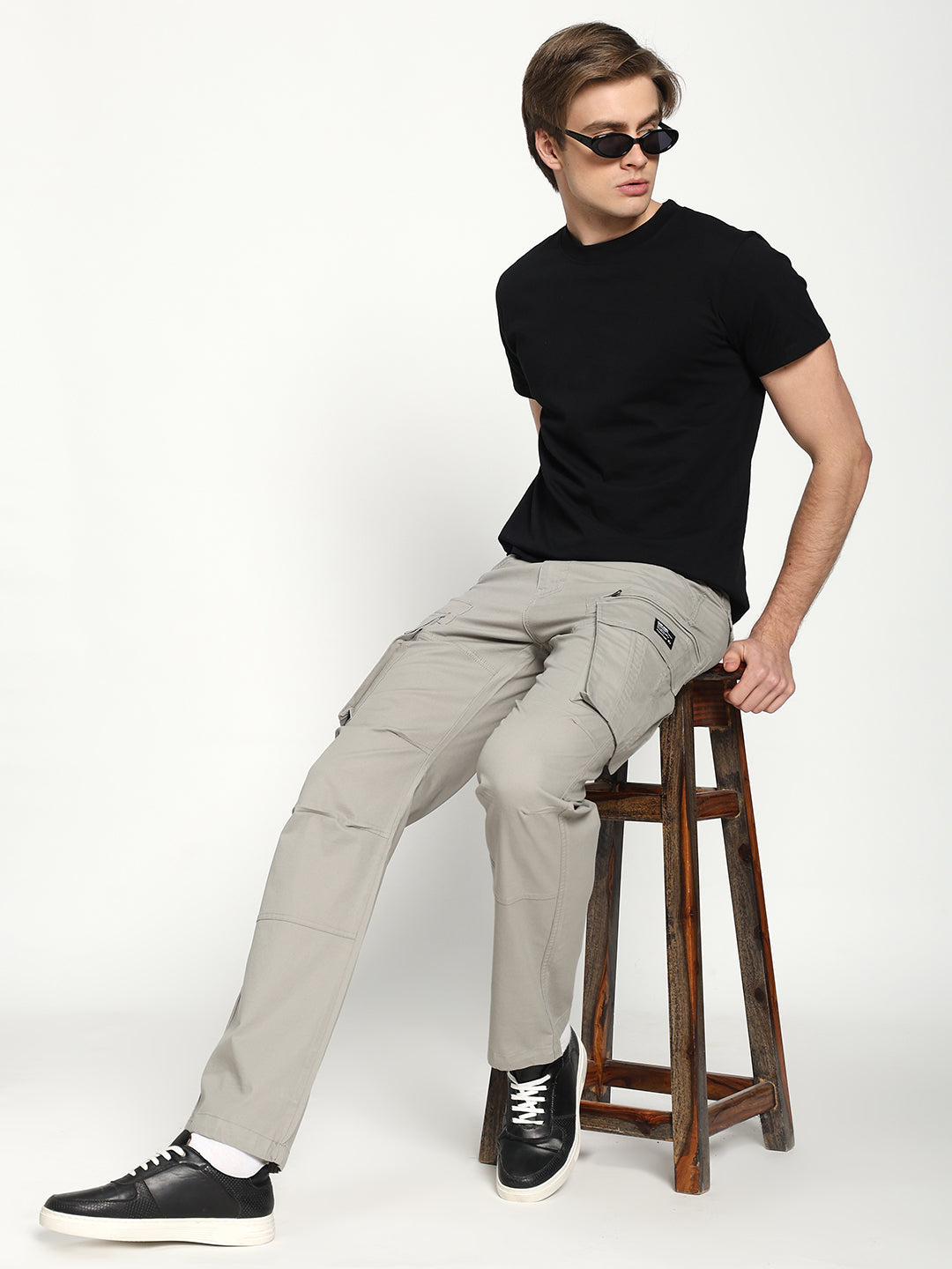 Men's Grey Utility Tall Cargo