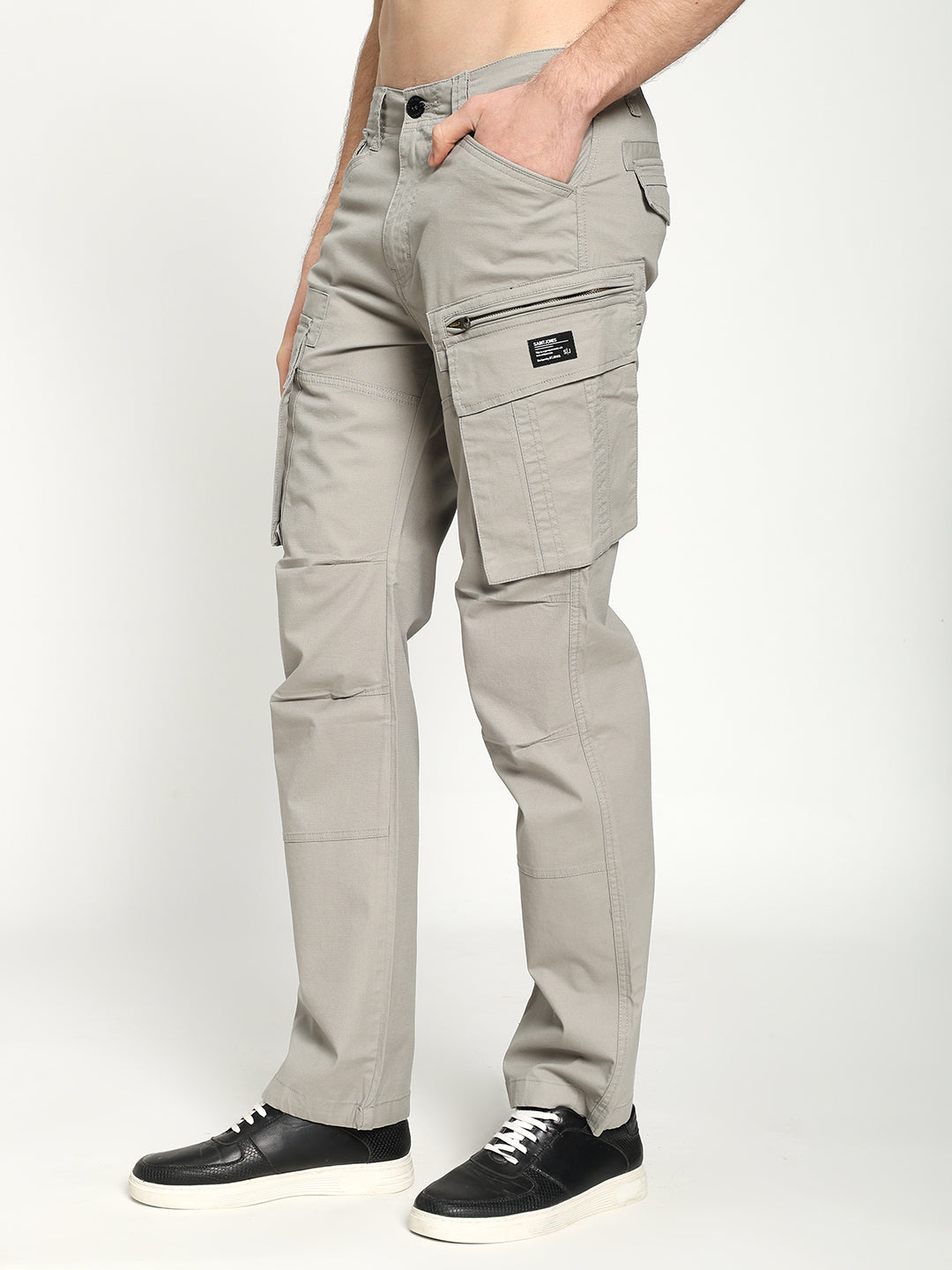 Men's Grey Utility Tall Cargo