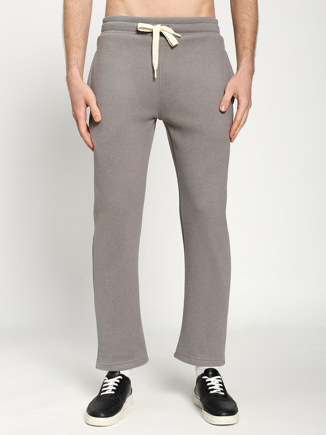 Men’s Grey Full-Zip Tracksuit Set