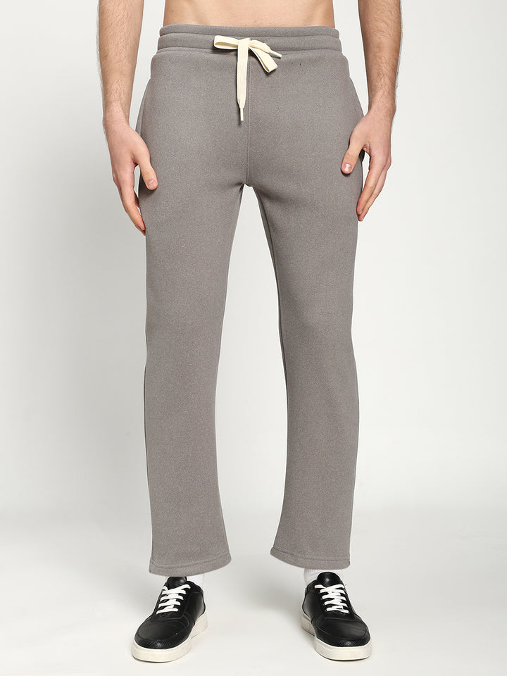 Men’s Grey Full-Zip Tracksuit Set