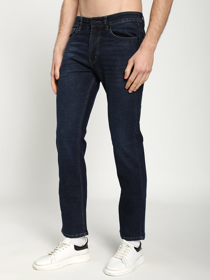 Men’s Dark Blue Denim Jeans