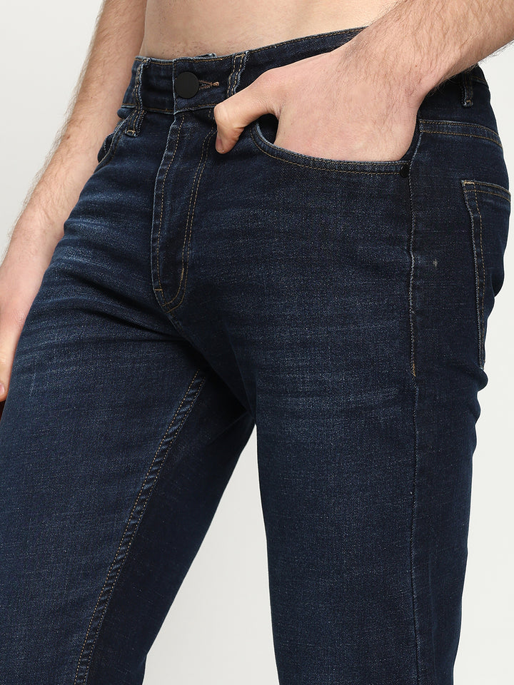 Men’s Dark Blue Denim Jeans