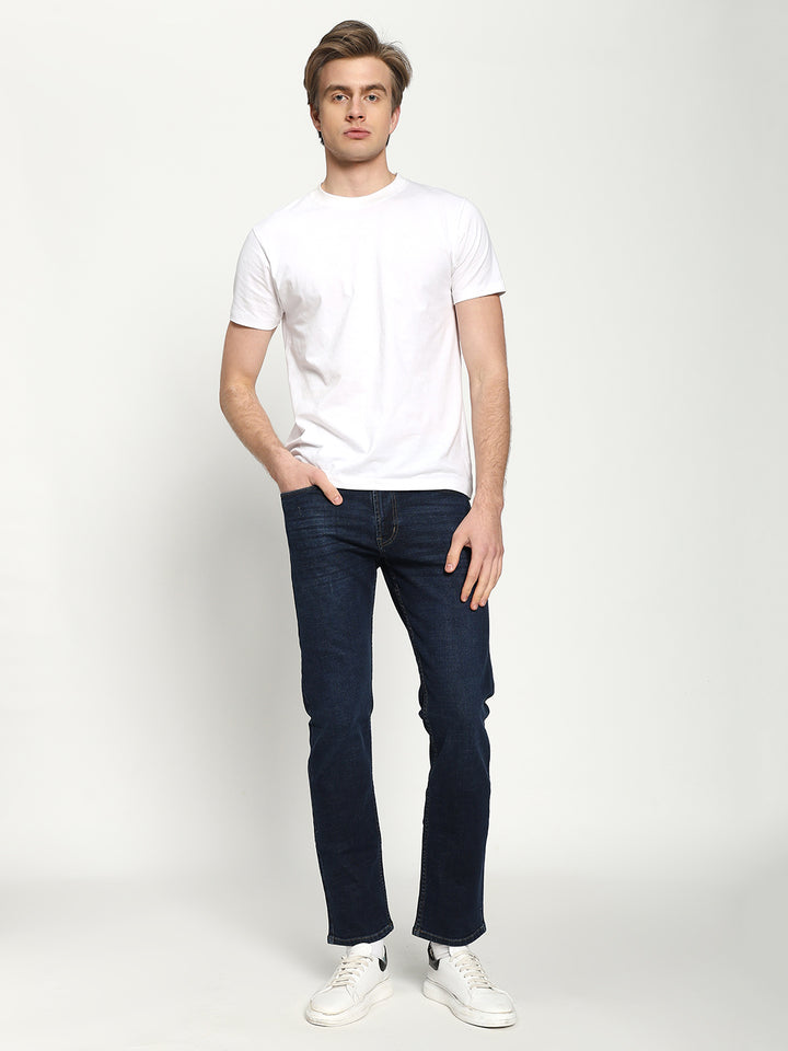 Men’s Dark Blue Denim Jeans