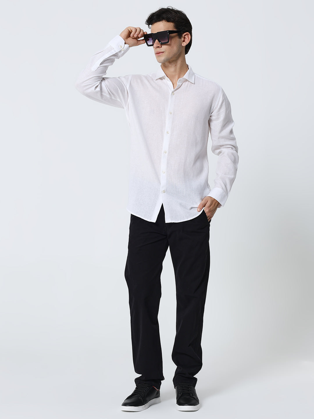 Men’s Black Casual Trousers