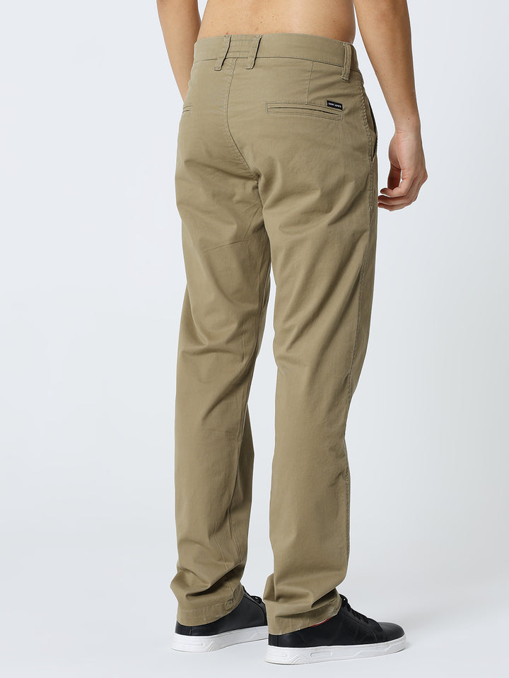 Men’s Beige Casual Trousers