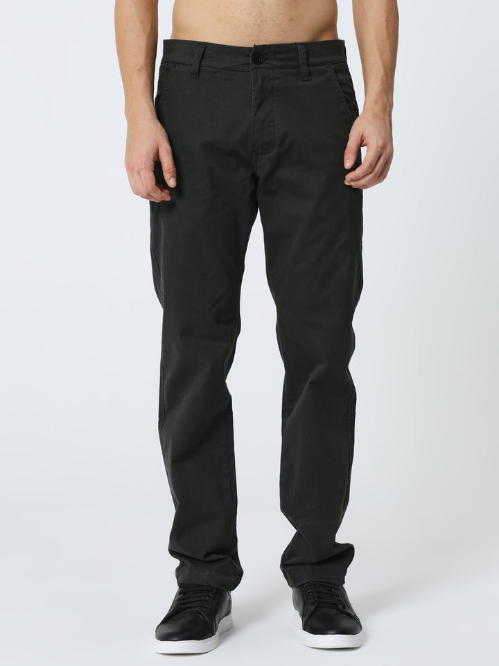 Men’s Charcoal Grey Casual Trousers