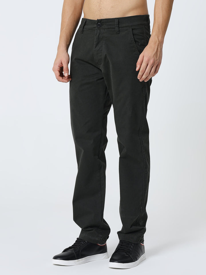 Men’s Charcoal Grey Casual Trousers