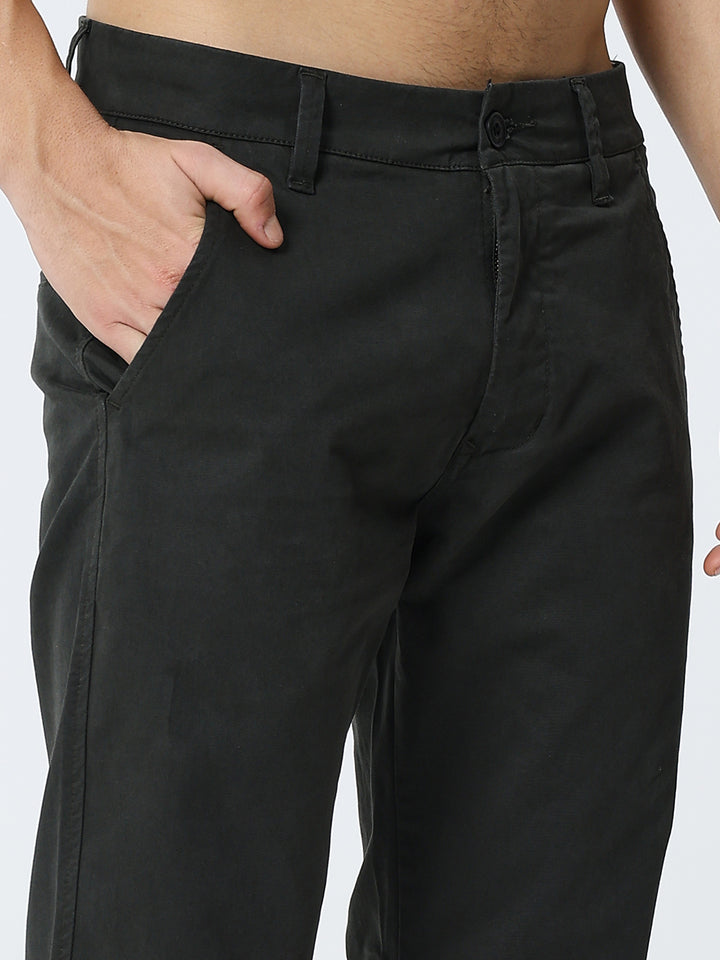 Men’s Charcoal Grey Casual Trousers
