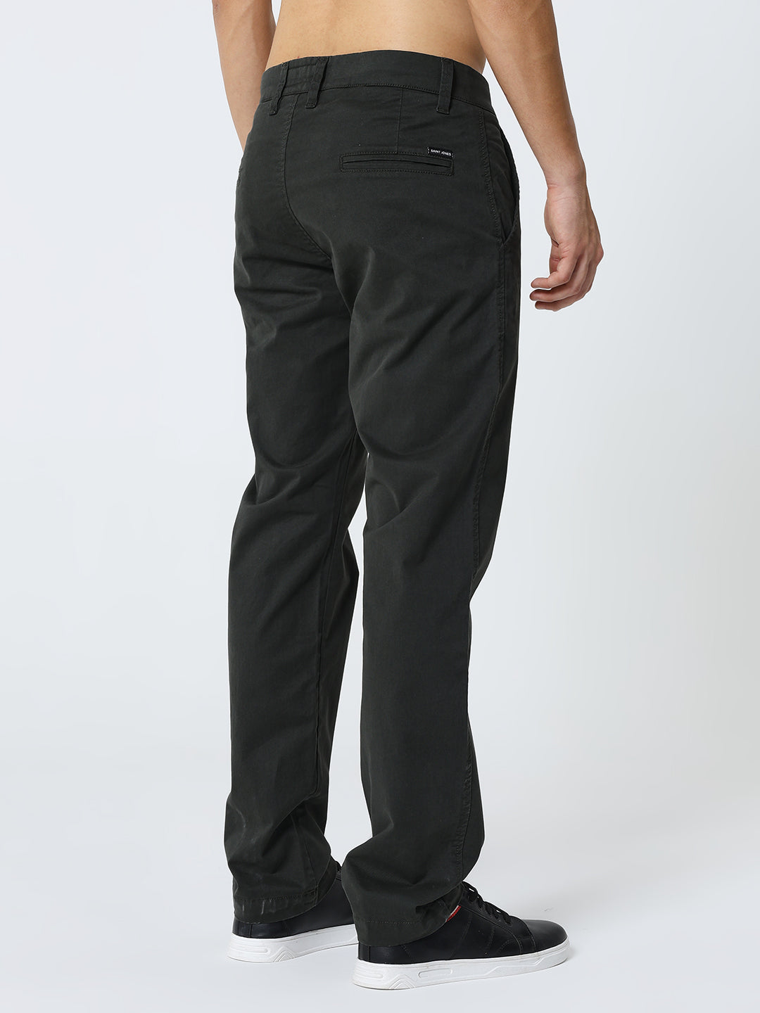 Men’s Charcoal Grey Casual Trousers