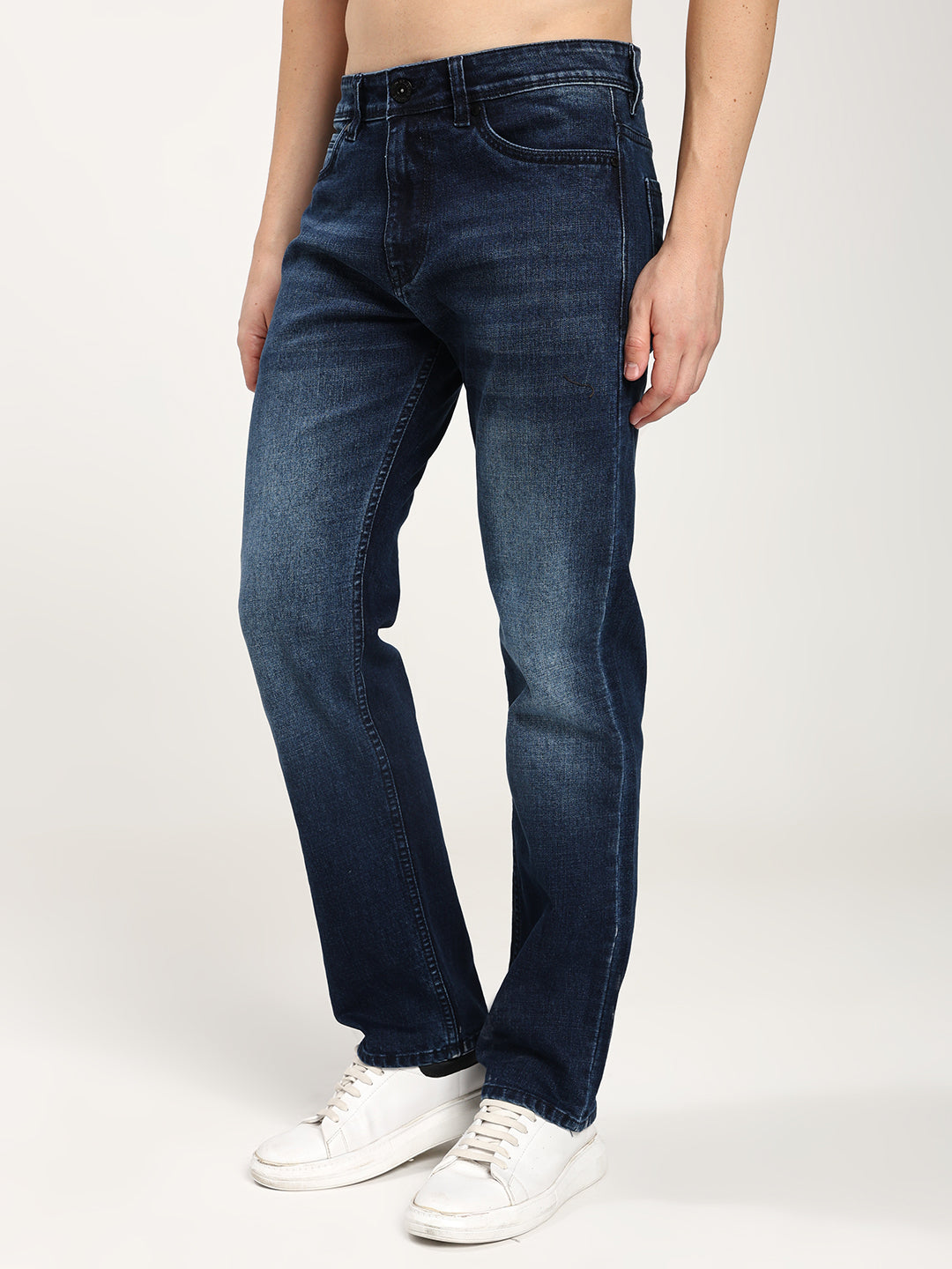 Classic Dark Blue Men’s Jeans