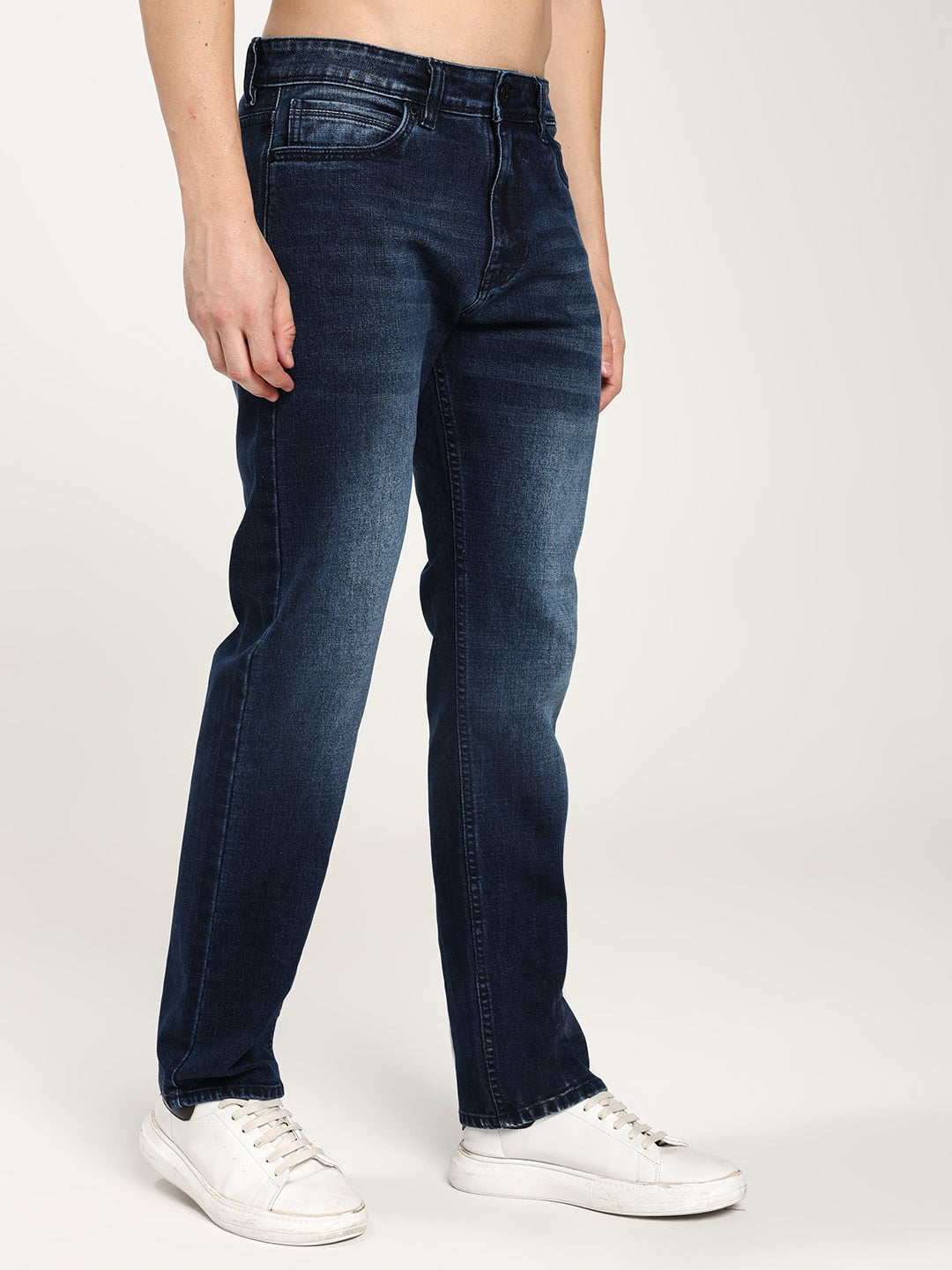Classic Dark Blue Men’s Jeans