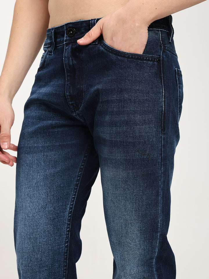 Classic Dark Blue Men’s Jeans