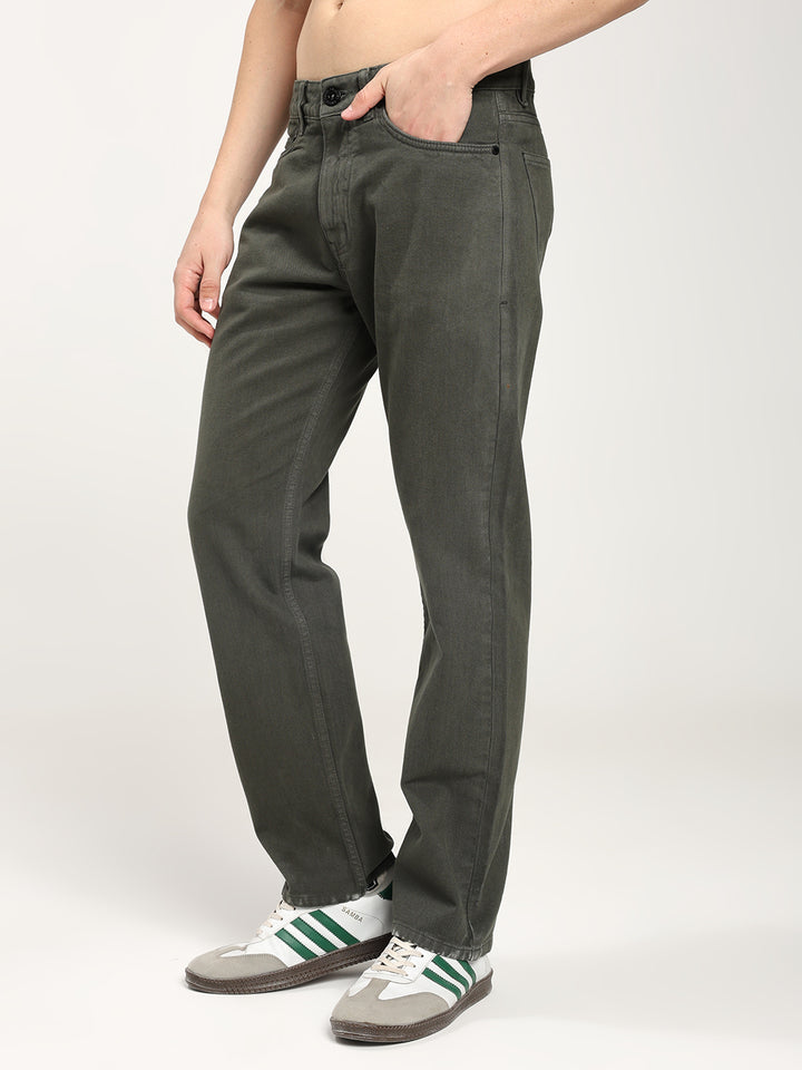 Men’s Dark Sage Straight Jeans