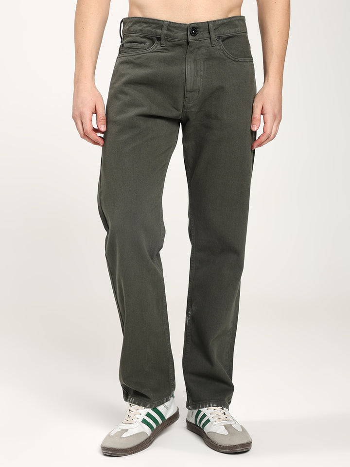 Men’s Dark Sage Straight Jeans