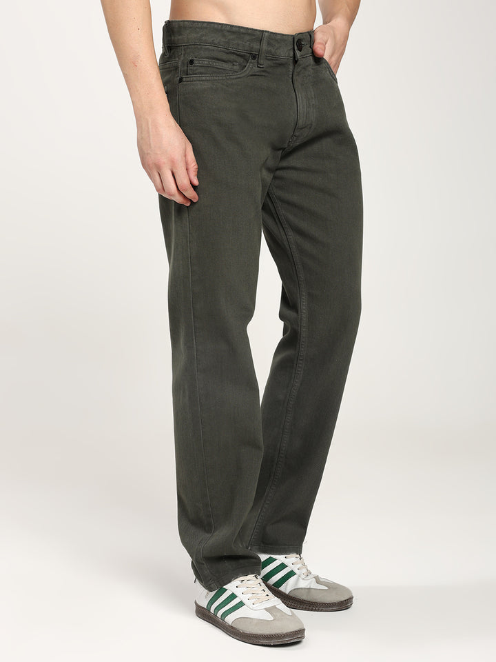 Men’s Dark Sage Straight Jeans