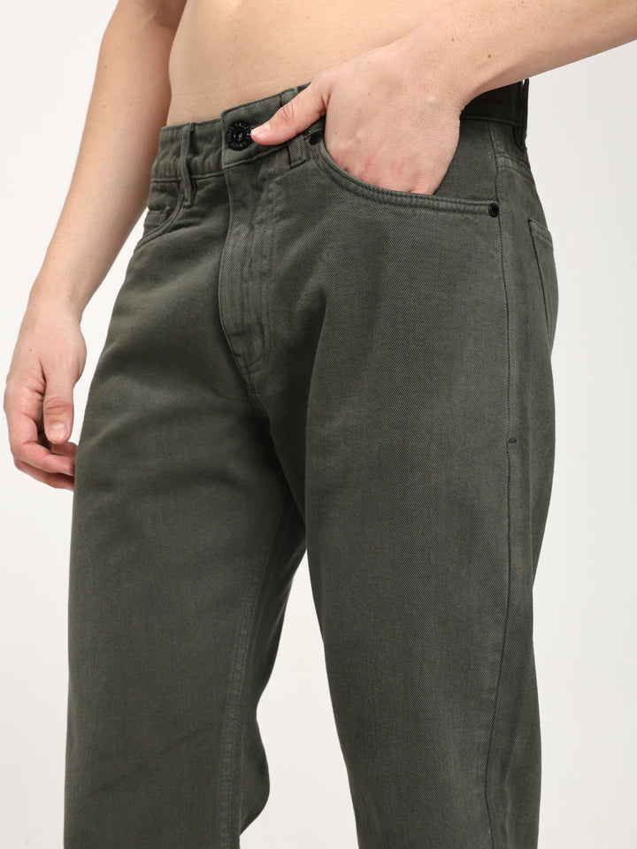 Men’s Dark Sage Straight Jeans