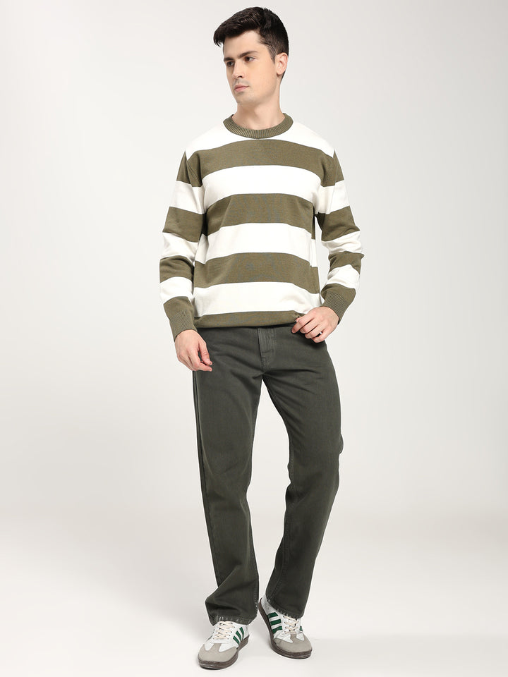 Men’s Dark Sage Straight Jeans