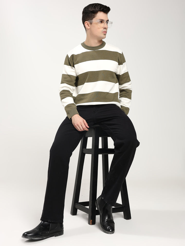 Men’s Black Straight Jeans