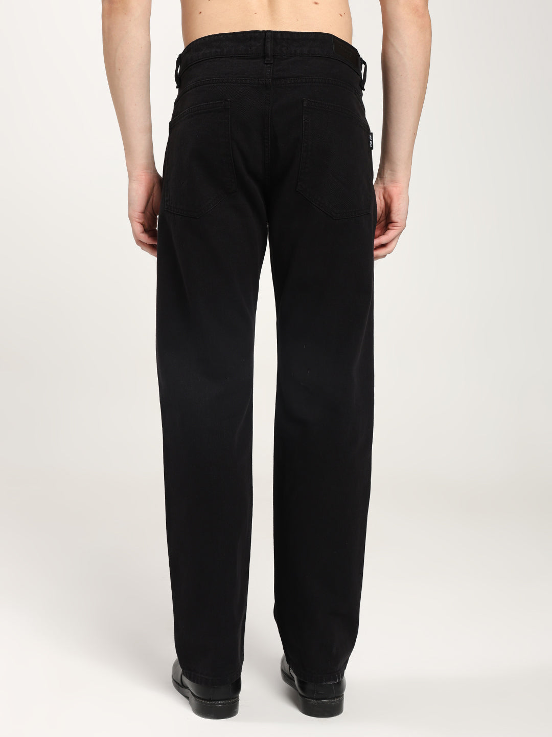 Men’s Black Straight Jeans