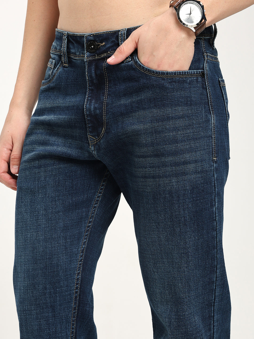 Men’s Midnight Indigo Straight Stretch Jeans