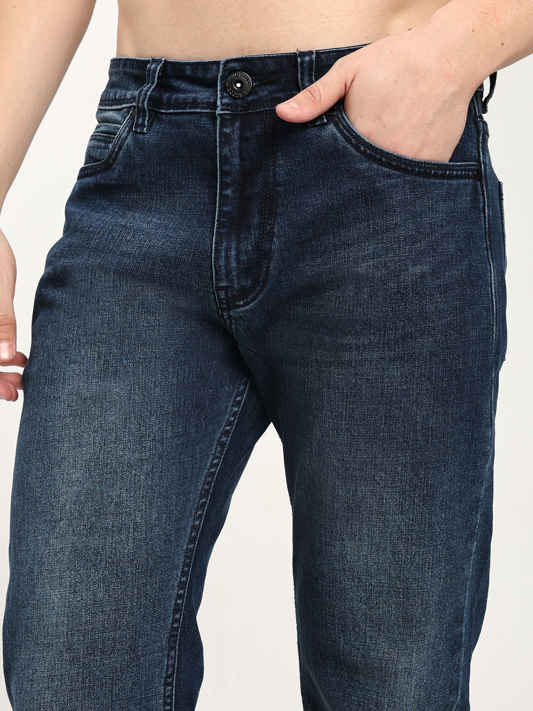 Classic Midnight Blue Men’s Jeans