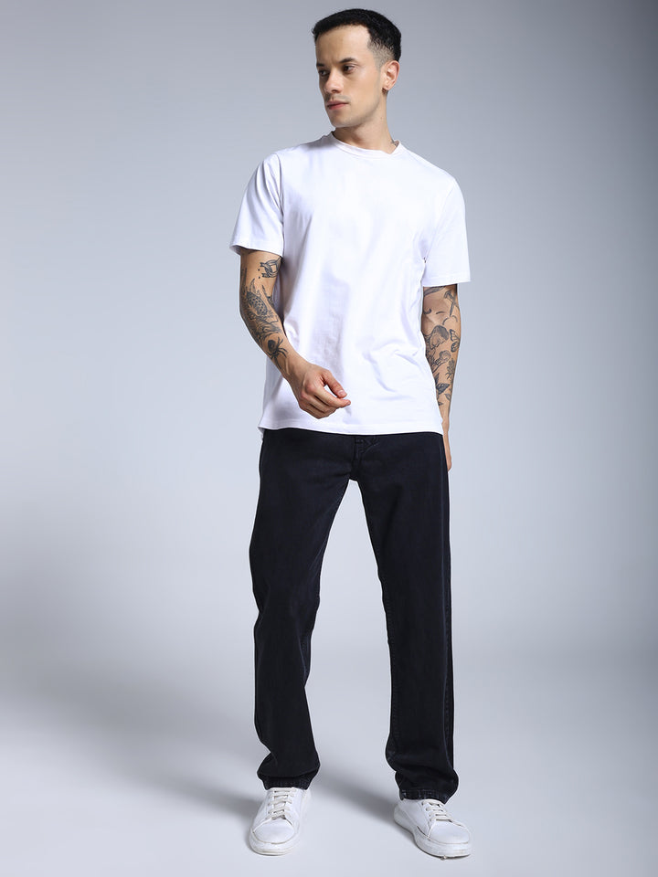 Men's Grey black acru wash jeans