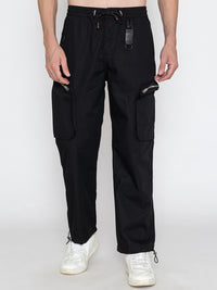 Men's Black Ribstop rock baggy cargo.