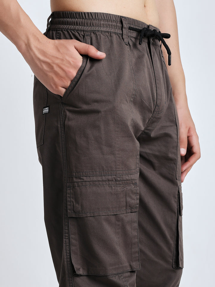 Men's Heritage Snap dark grey baggy cargo pants